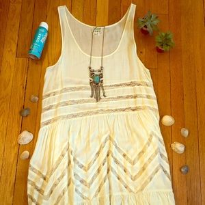 Free People sleeveless lace tunic